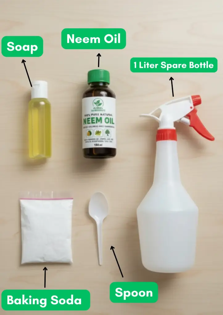 Global Gardening Neem Oil & 1 Litre Spare Bottle Fungicide Kit